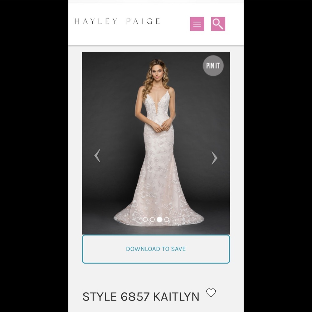 Haley Paige Kaitlyn wedding dress